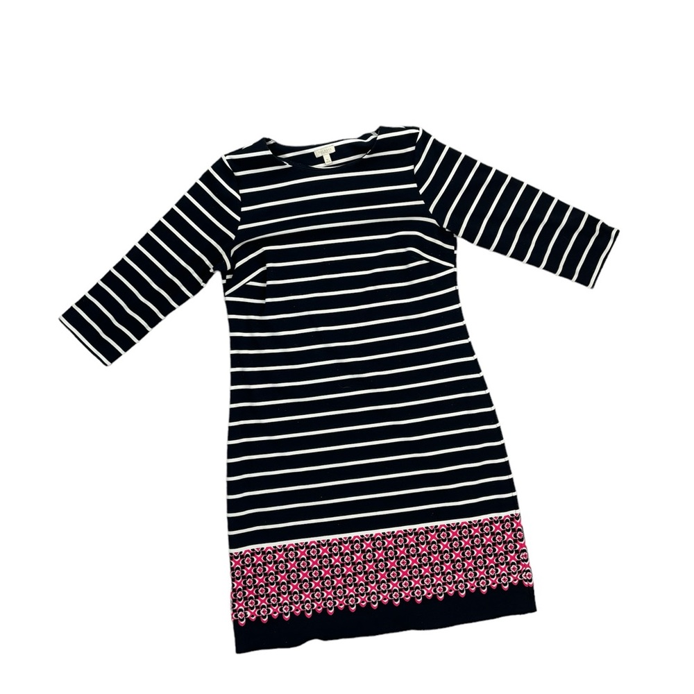 Talbots striped jersey dress | Size Small Petite (SP)